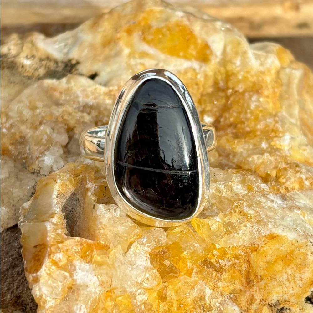 New! Hypersthene Ring - image 5